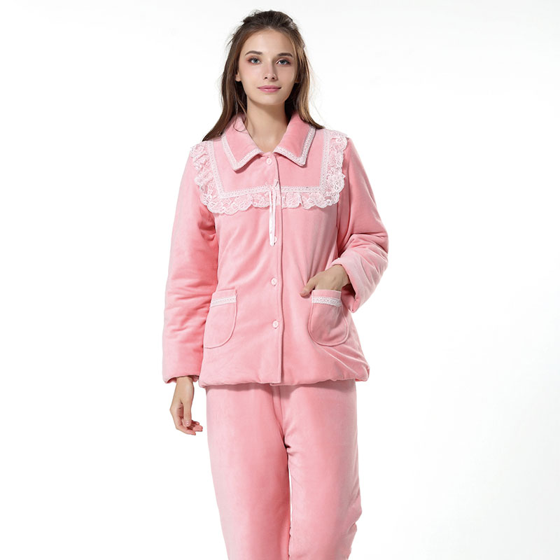 isyfen/伊丝芬秋冬天鹅绒蕾丝边