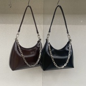 2025新款 早秋女包复古油腊皮水桶包时尚 百搭水桶包腋下斜挎包7721