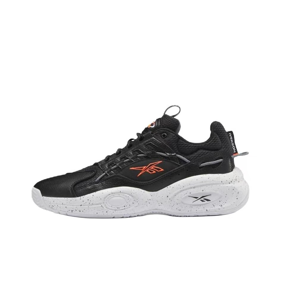 Reebok Solution Mid 拼色 耐磨 中帮 复古 篮球鞋 男女同款