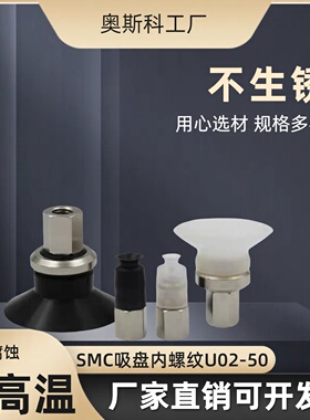 U吸盘+内牙接头ZPT02/04/06/08/10/13/16/25/32/40/50US/UN-B5 B8