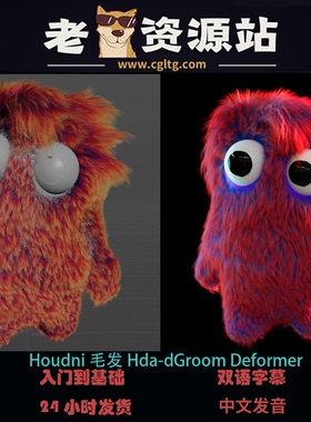 Houdni毛发Hda-dGroom Deformer
