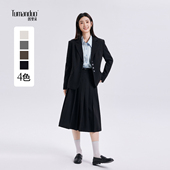 外套女春季 新款 高级感通勤大学生面试西服套装 图曼朵黑色西装 正装
