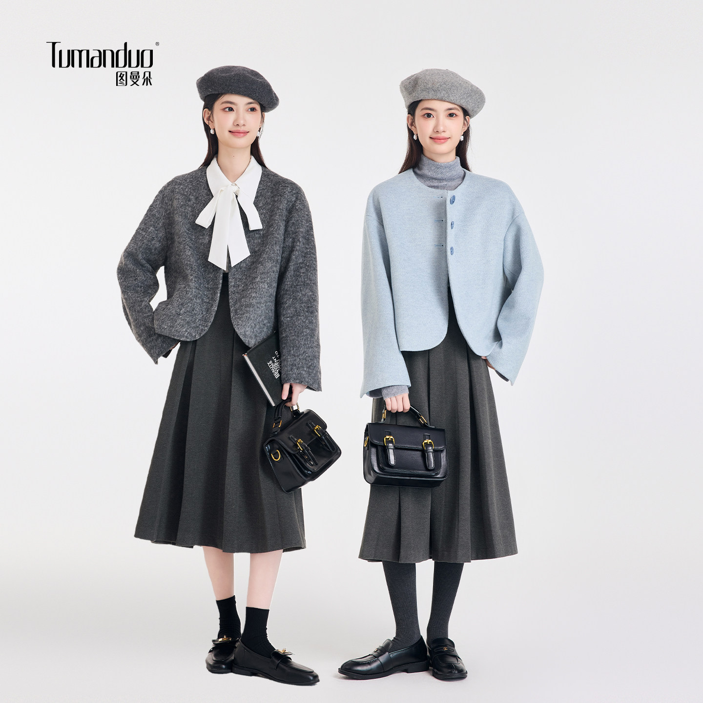 【所有女生的衣橱直播间】图曼朵短款加厚外套/半身裙套装/打底衫,女装/女士精品,毛呢外套,淘宝优惠券,粉丝福利购,淘宝优惠卷