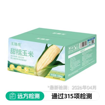 远方的梦想玉膳房白糯玉米甜糯玉米新鲜玉米0添加农残东北正品
