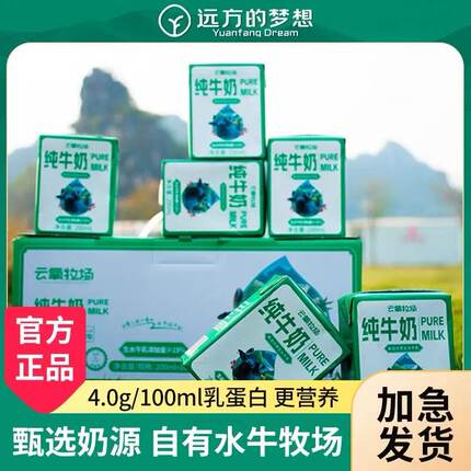 远方的梦想纯牛奶水牛奶远方的水牛云氧牧场含生水牛乳远方好物