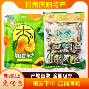 新一代甘草杏甘肃庆阳特产红杏干有核酸甜杏脯果脯蜜饯零食