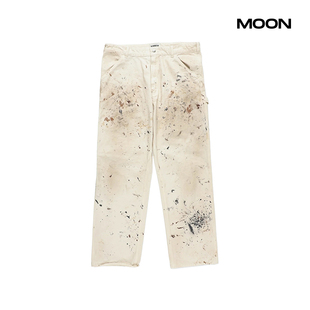 现货 BOWWOW PAINTER'S PAINT STAINED PAINTER 漆点工装裤 25FW