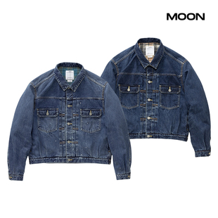 现货 VISVIM SS 101X JKT DMGD (CHECK) 复古牛仔夹克 25SS