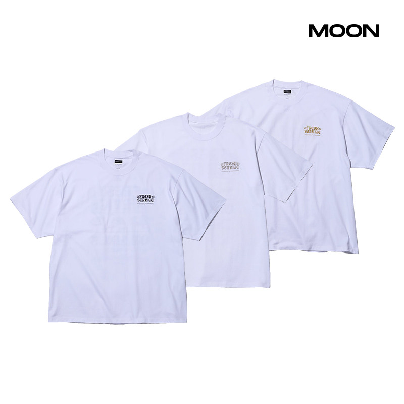 现货 FreshService CORPORATE PRINTED ON LINES印花短袖T恤24SS