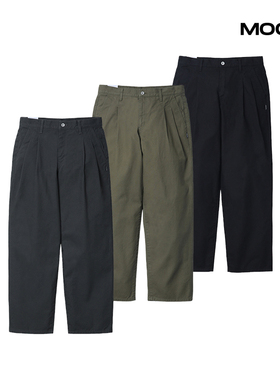 现货 NEIGHBORHOOD BAGGY SILHOUETTE TWO TUCK 宽松工装裤 25FW