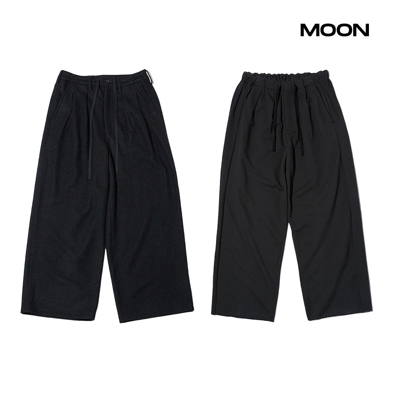 ANCELLMWOOLCALMSSKIN羊毛长裤