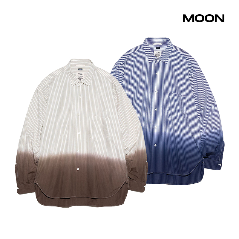 NANAMICA渐变长袖衬衫