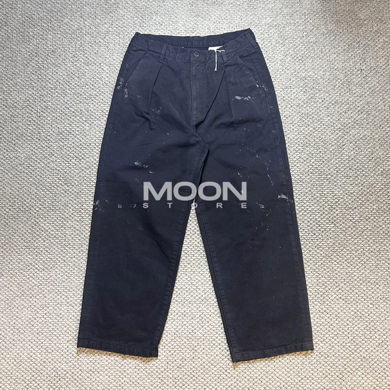 ANCELLMPAINT漆点破坏工装裤