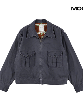 现货 BOWWOW NAVAJO LINED WRECKER SERVICE水洗做旧工装夹克25FW