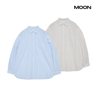 现货 NANAMICA Regular Collar Stripe Wind 竖条纹衬衫 26SS