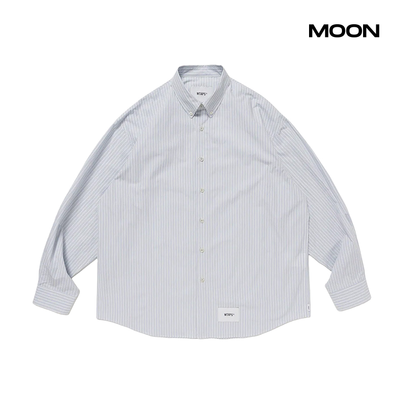 WTAPSBD06竖条纹长袖衬衫