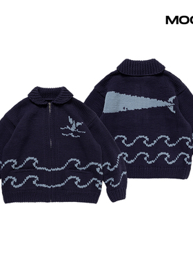 现货 Descendant CACHALOT COWICHAN SWEATER 毛衣外套夹克 25FW