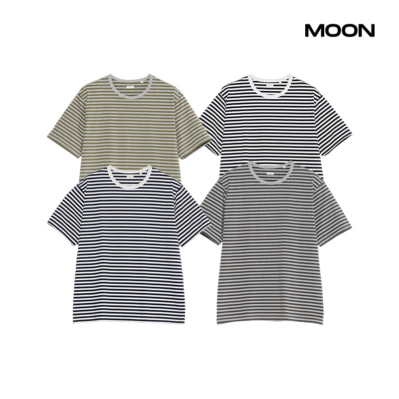 现货 NANAMICA COOLMAX Stripe Jersey Tee 条纹T恤 26SS