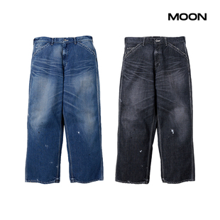 现货NEIGHBORHOOD WASHED UTILITY PANTS水洗做旧宽松牛仔裤24FW