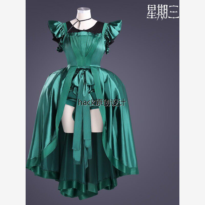 星期三第二季cos艾格尼丝德米勒隐形女礼服裙万圣节cosplay服装女