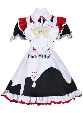 主播女孩重度依赖cos女仆装 糖糖超天酱cos服装女仆装cosplay动漫