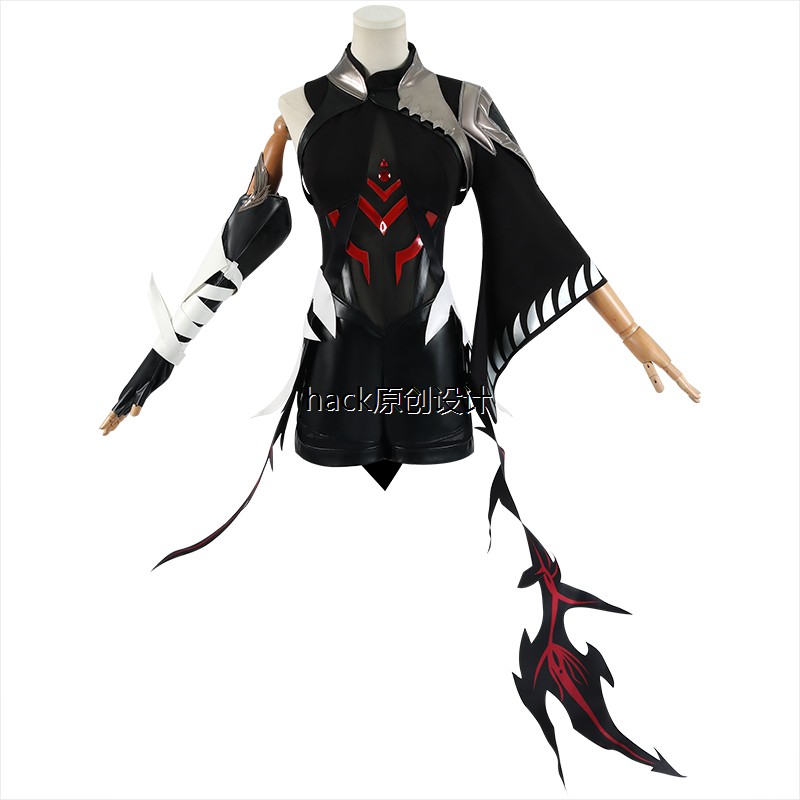 王者荣耀影cos服黯羽东君暗影狂舞游戏二次元cosplay服装女装假发