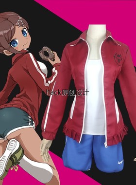 弹丸论破cos服轮舞Dangan Ronpa 朝日奈葵动漫二次元表演服装套装