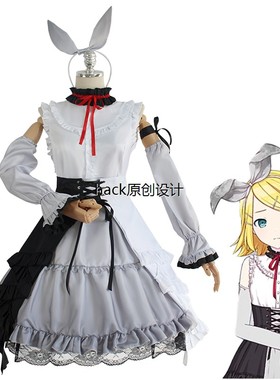 万圣节世界计画彩色舞台feat初音cos服音镜音铃服装静音双子COS服