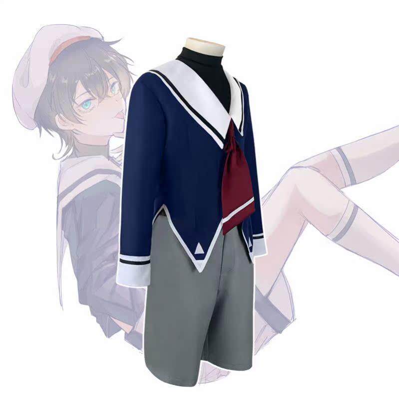 sk8无限滑板cos服知念实也miya校服制服cosplay动漫服装女装衣服