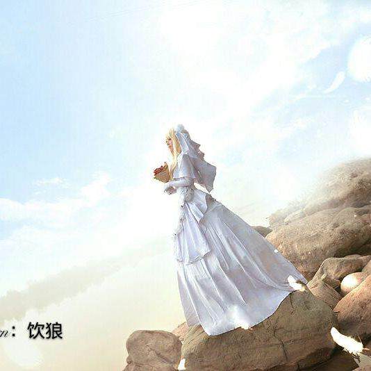 坛九sq百合漫 孙璟秋瞳 cos服幻想婚纱礼礼服订做秋彤cosplay花嫁