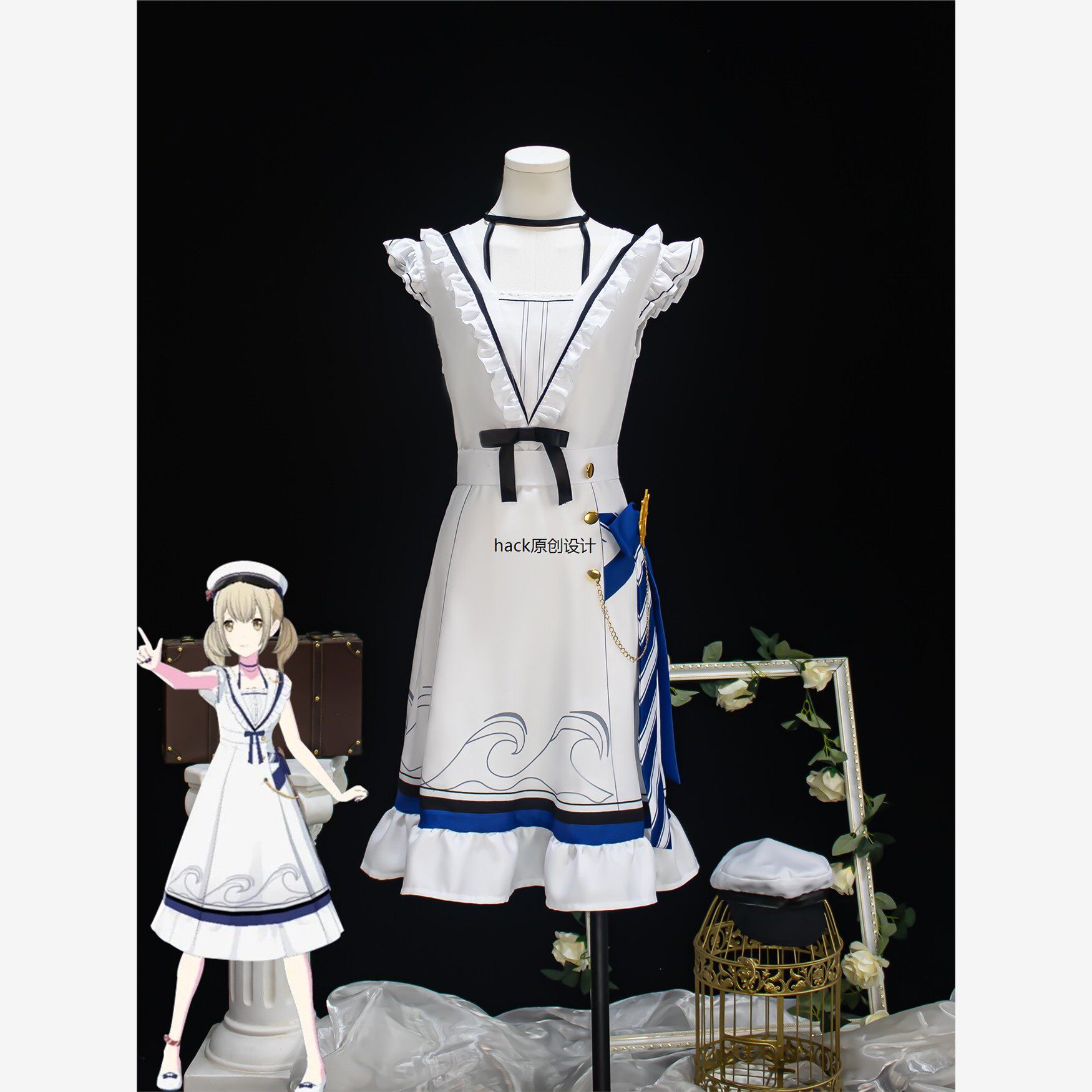 世界计画cos服宵崎奏海军风月卡cos服二次元游戏cosplay动漫服装