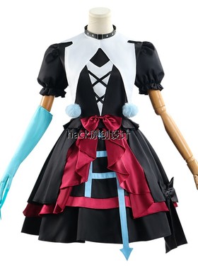 蛋仔派对cos服哑女斯黛拉逃出惊魂夜追捕者万圣节游戏cosplay服装