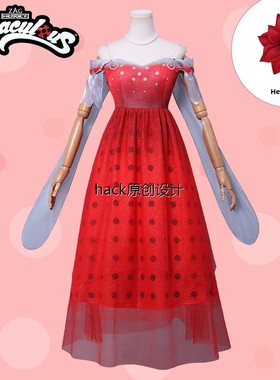 瓢虫少女雷迪cos服红色礼服裙奇迹少女第六季游戏同款cosplay服装