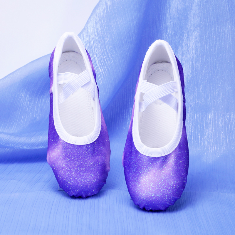 舞蹈鞋儿童女中国舞跳舞鞋女童芭蕾舞蹈鞋舞蹈专用考级练功鞋女孩