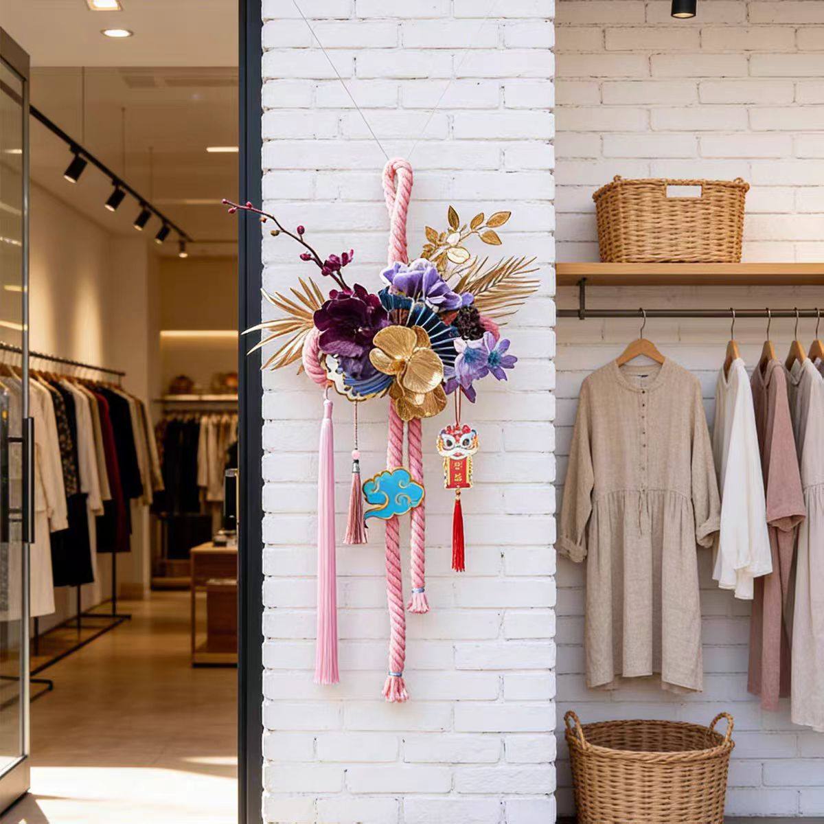 2026新年氛围布置装饰挂件春节公司酒店餐厅墙面壁挂红色喜庆吊饰,节庆用品/礼品,挂饰/生肖挂饰,淘宝优惠券,粉丝福利购,淘宝优惠卷