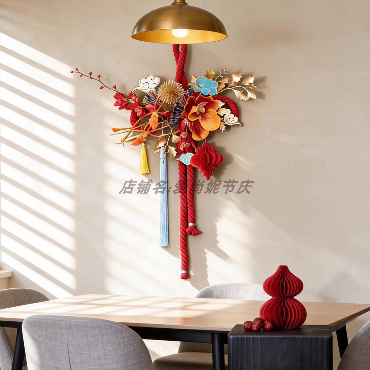 2026新年中国结门店挂件橱窗墙面服装店氛围装饰品春节马年吊饰,节庆用品/礼品,节日装扮用品,淘宝优惠券,粉丝福利购,淘宝优惠卷