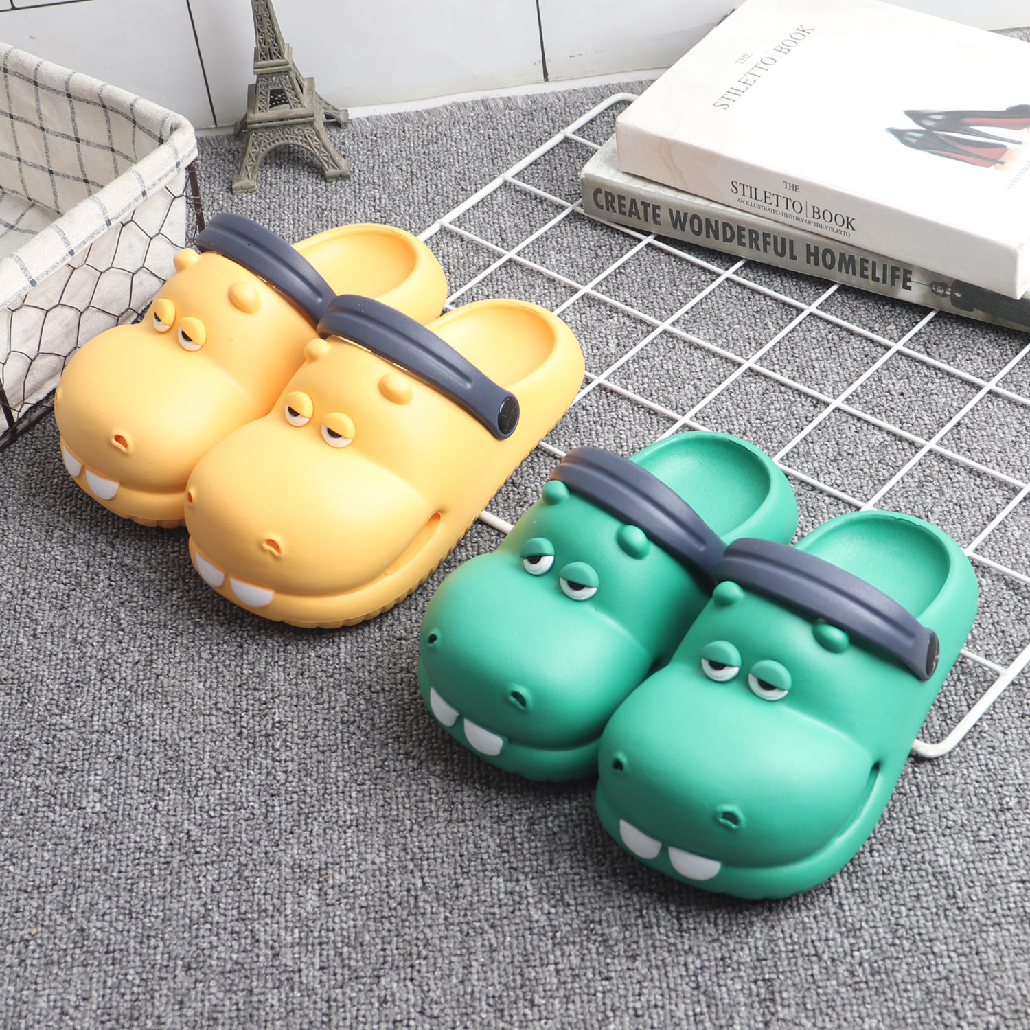 卡通河马小孩包头凉拖鞋男孩女童夏防滑洗澡耐磨沙滩洞洞凉鞋防水,童鞋/婴儿鞋/亲子鞋,儿童凉拖鞋,淘宝优惠券,粉丝福利购,淘宝优惠卷