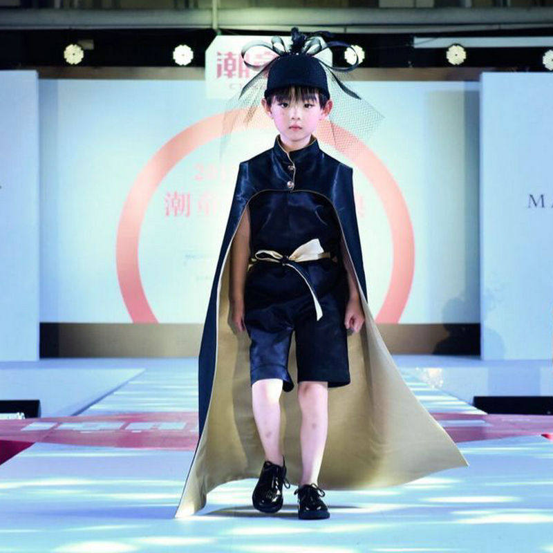设计高端私人定制礼服t台披风