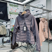 lulu平替 修身 显瘦3D立裁90白鸭绒女士瑜伽运动休闲羽绒服外套