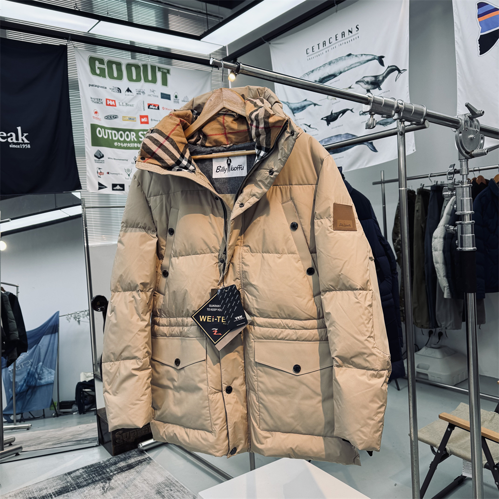 防寒-20度中长款户外通勤羽绒服