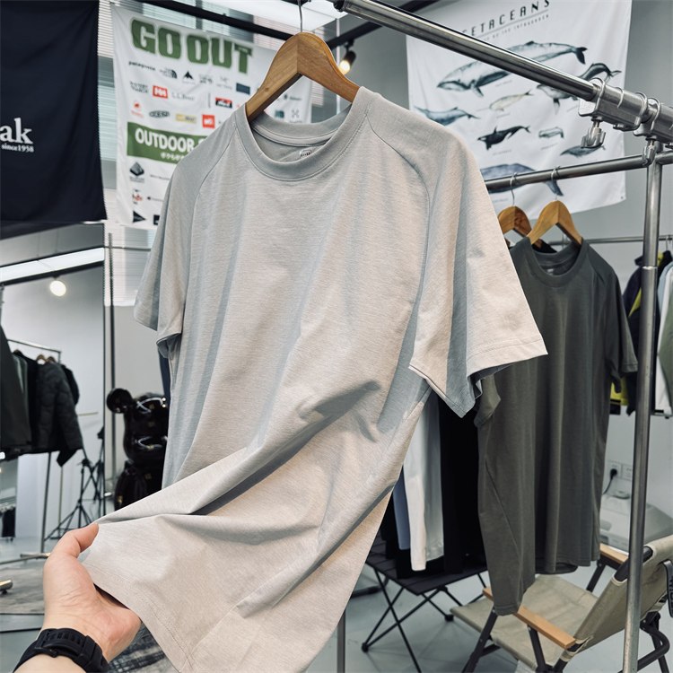 吸湿透气抑菌索罗那速干短袖T恤