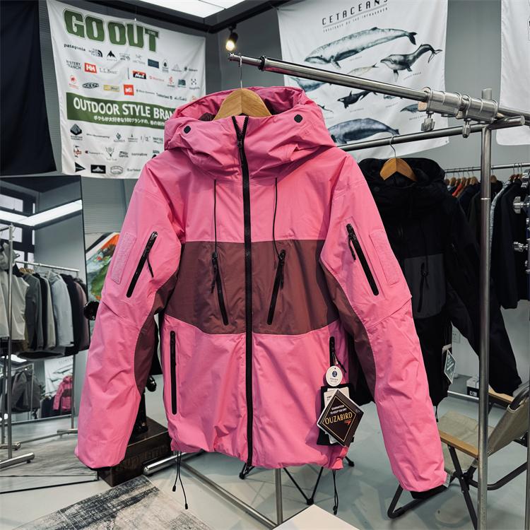 户外滑雪防风防水羽绒服男女同款