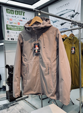 防风保暖防泼水户外连帽羽绒服