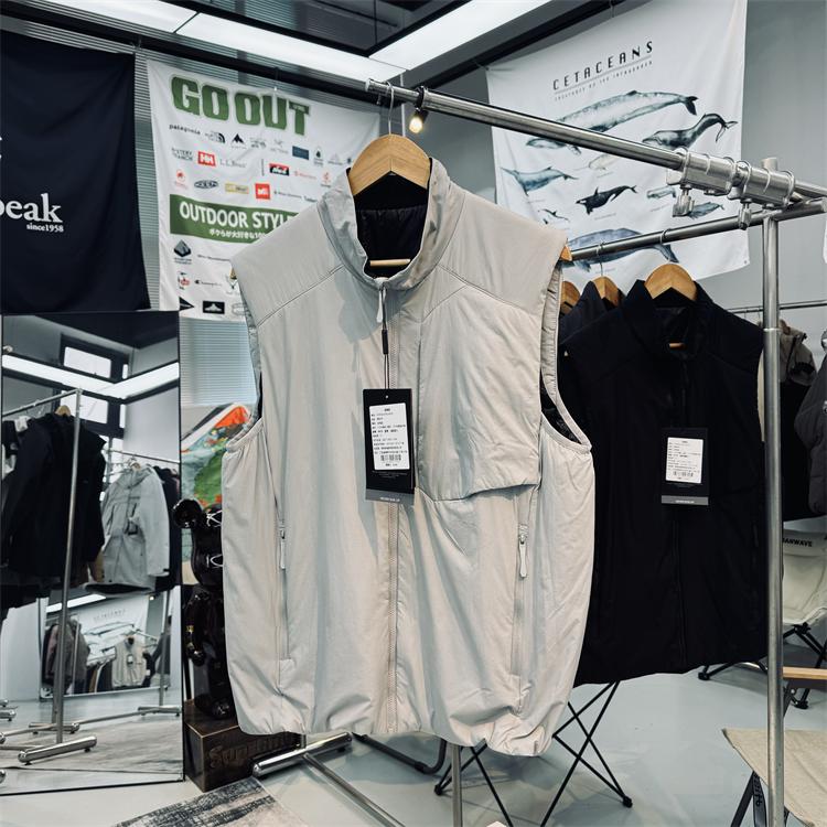 拒水空气棉夹棉马甲袅系防风保暖