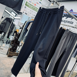 休闲裤 吸湿透气速干保温功能弹力空气层面料男士 锥形立裁运动卫裤
