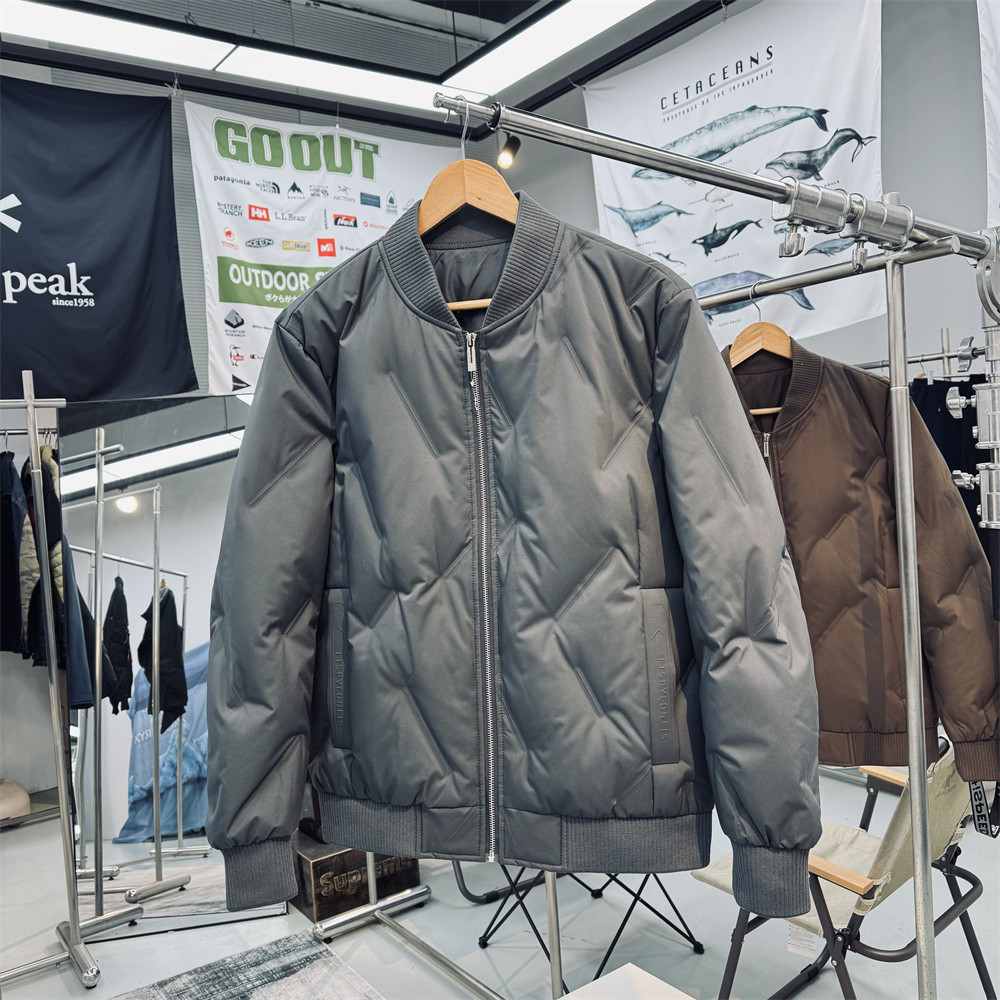 防风防泼水压胶防钻绒城市通勤轻户外男士棒球领羽绒服夹克外套,户外/登山/野营/旅行用品,羽绒衣,淘宝优惠券,粉丝福利购,淘宝优惠卷