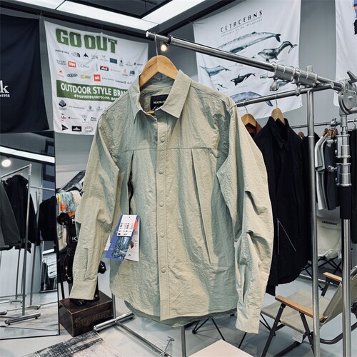 防风防泼水户外衬衫式休闲夹克