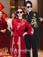 New Chinese-style Xiuhe Bridal dress 2026 New style Bridal wedding dress, toasting dress, petite engagement dress for women thumbnail 8
