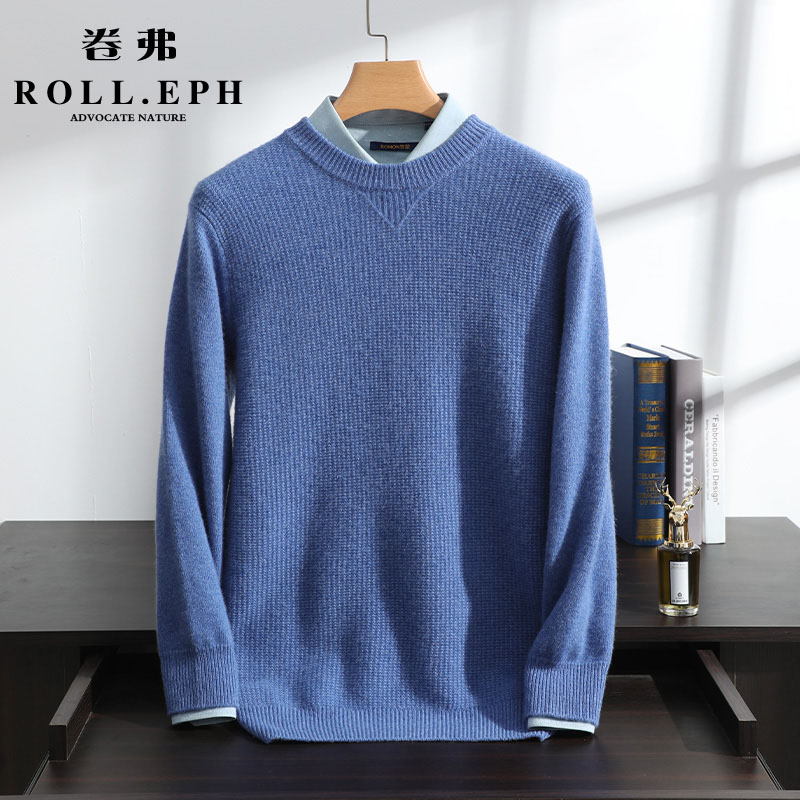 ROLLEPH/卷弗男士圆领针织衫