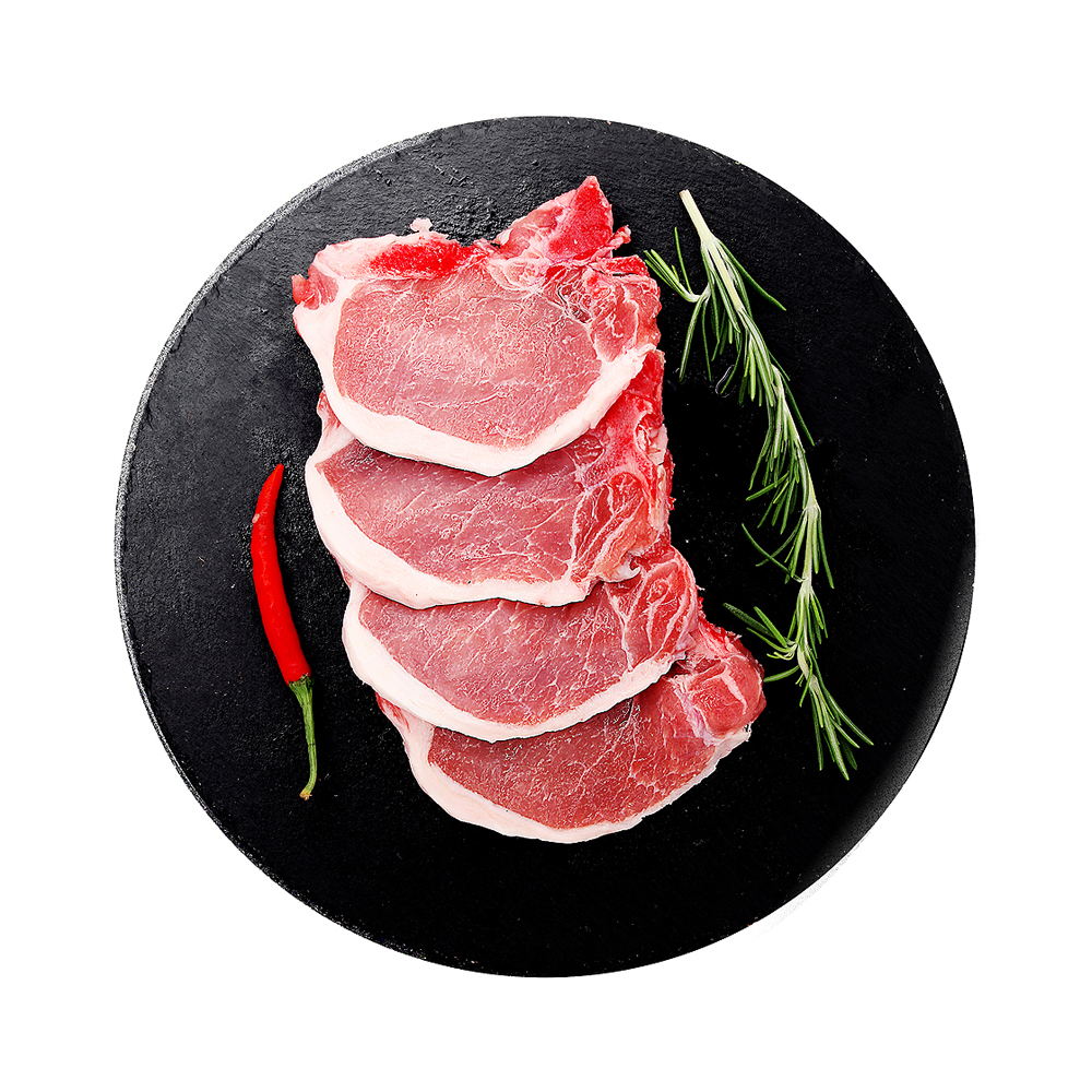 太湖黑无抗生鲜黑猪肉原切鲜大排